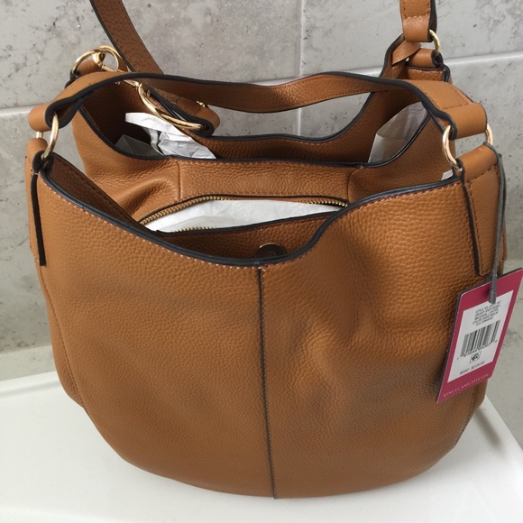 SOLD!  Vince Camuto Jody Hobo Leather - Dark Wheat - Picture 10 of 13